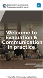 Mobile Screenshot of evaluationandcommunicationinpractice.net